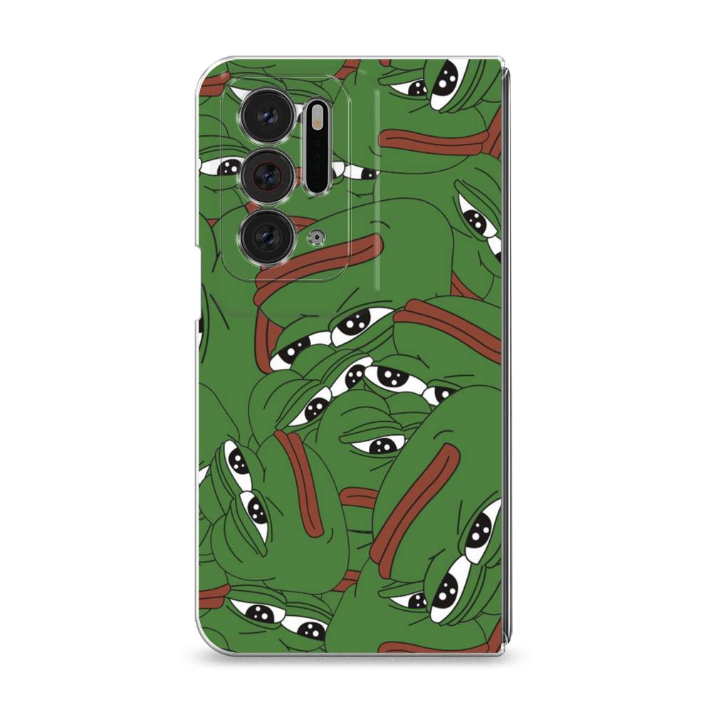 

Чехол Awog на Oppo Find N "Печальный frog", Разноцветный, 259650-9
