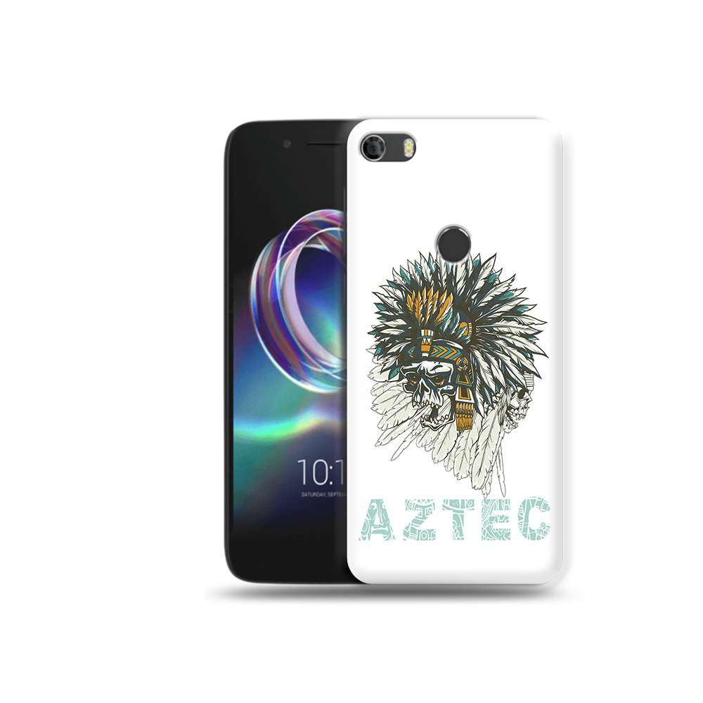 

Чехол MyPads Tocco для Alcatel Idol 5 скелет индеец, Прозрачный, Tocco