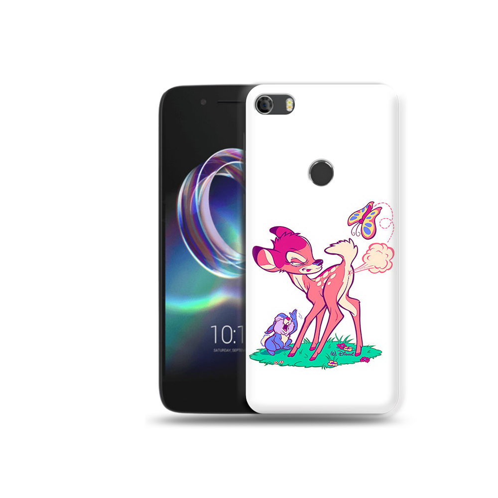 

Чехол MyPads Tocco для Alcatel Idol 5 смешной олененок, Прозрачный, Tocco