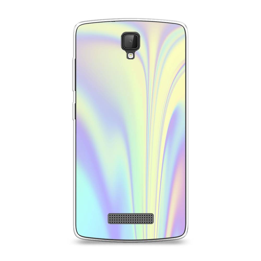 

Силиконовый чехол "Фиолетовая голограмма" на ZTE Blade L5 (L5 Plus), Фиолетовая голограмма