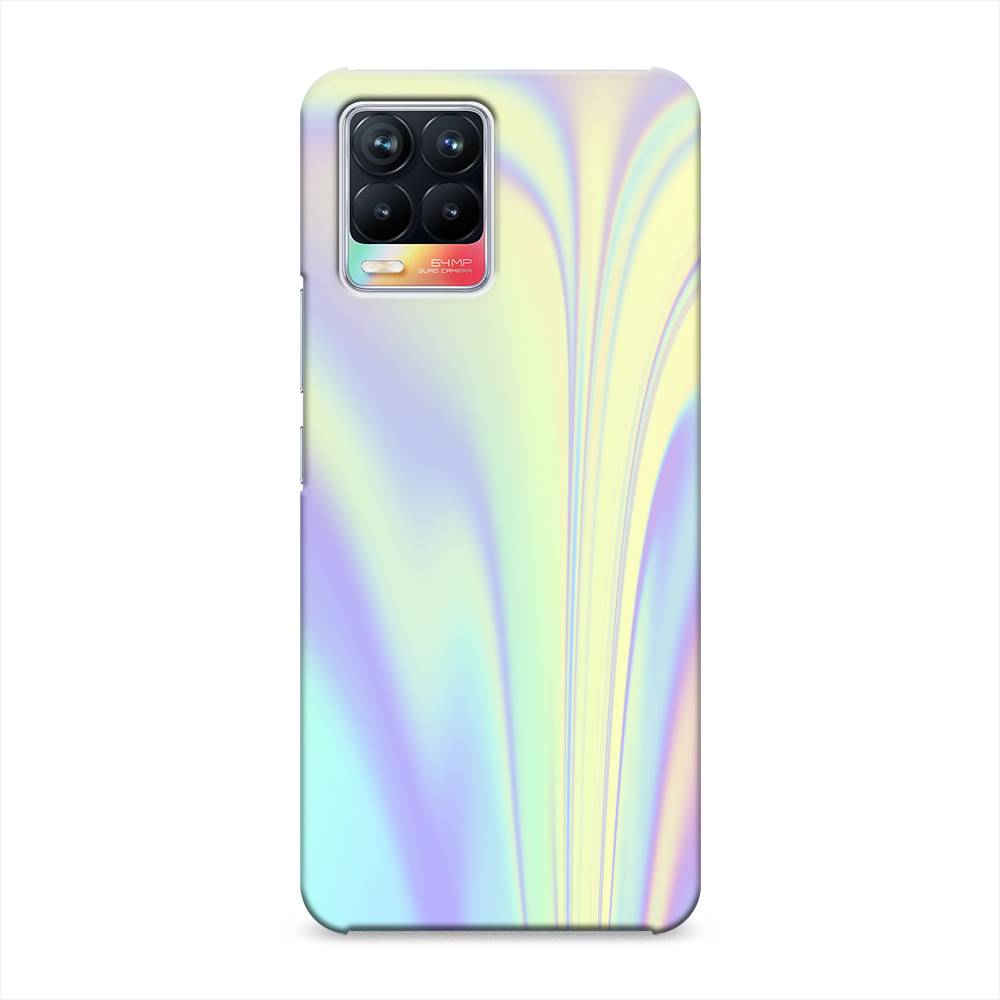 

Пластиковый чехол "Фиолетовая голограмма" на Realme 8