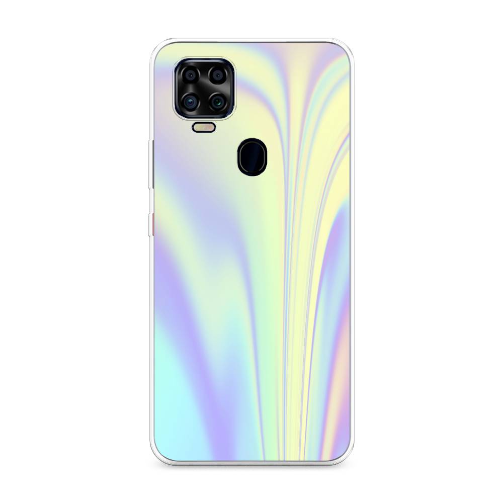 

Силиконовый чехол "Фиолетовая голограмма" на ZTE Blade V2020 4G, Фиолетовая голограмма