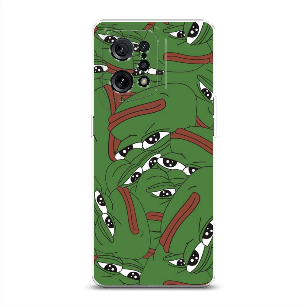 

Чехол Awog на Oppo Find X5 "Печальный frog", Разноцветный, 259750-9