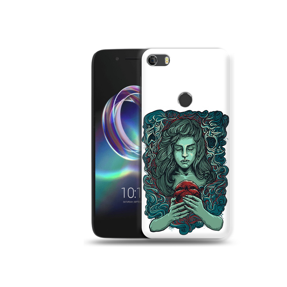 

Чехол MyPads Tocco для Alcatel Idol 5 спящая девушка, Прозрачный, Tocco