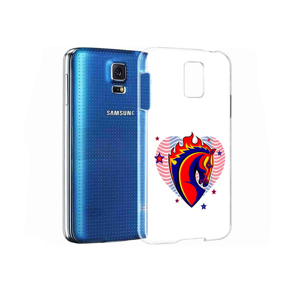 

Чехол MyPads Tocco для Samsung Galaxy S5 ФК ЦСЛ Лошадь (PT12196.512.180), Прозрачный, Tocco