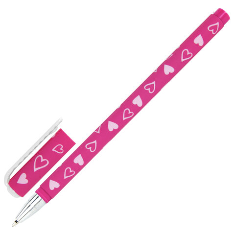 

Ручка шариковая BRAUBERG SOFT TOUCH STICK "FRESH ZONE HEARTS", 143700