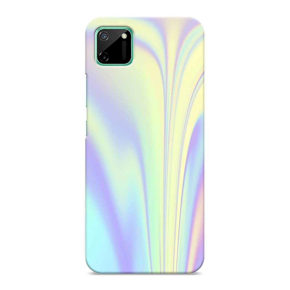 

Пластиковый чехол "Фиолетовая голограмма" на Realme C11