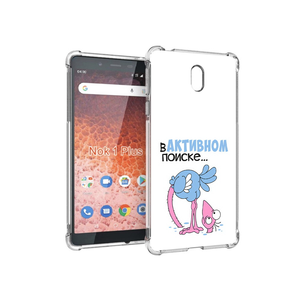 

Чехол MyPads Tocco для Nokia 1 Plus в активном поиске (PT129147.112.255), Прозрачный, Tocco
