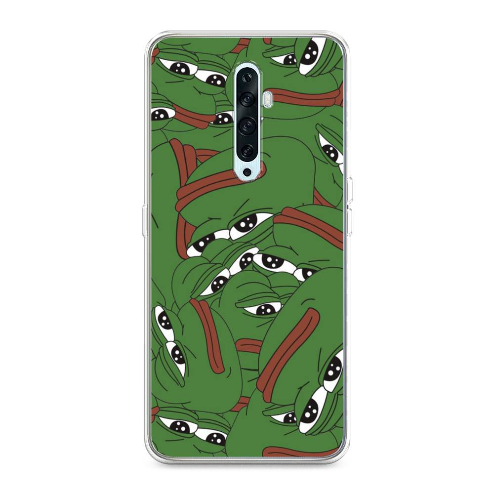 

Чехол Awog на Oppo Reno 2Z "Печальный frog", Разноцветный, 251850-9
