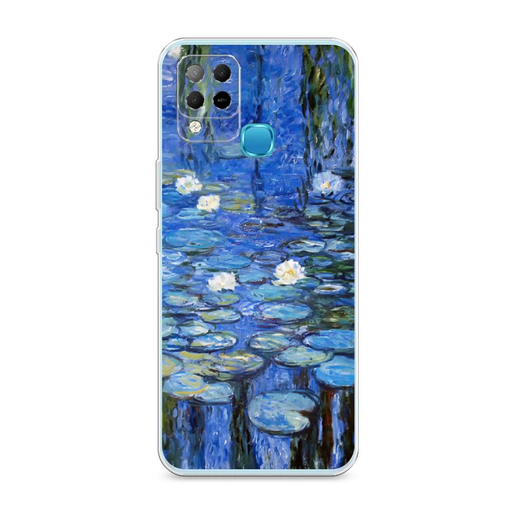 

Чехол на Infinix HOT 10S "Нарисованный пруд", Синий;зеленый, 3100250-4