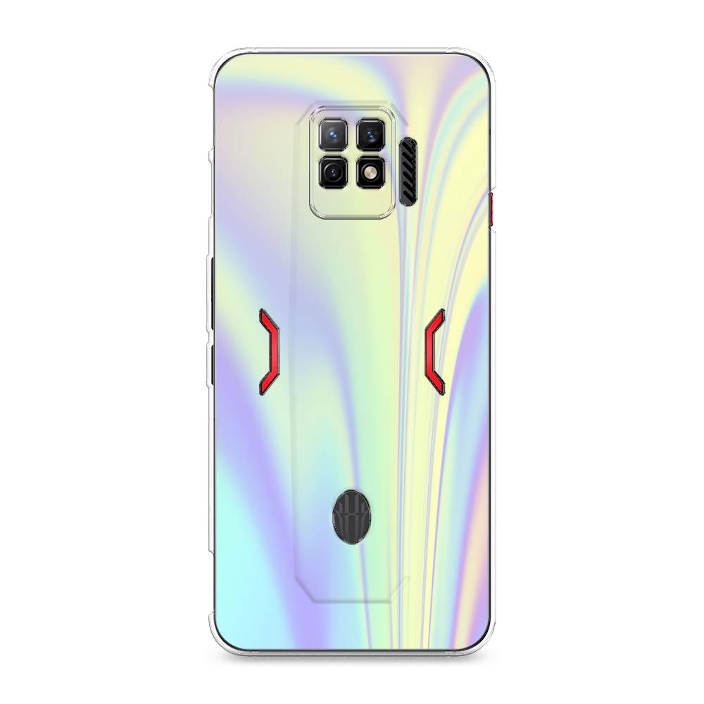 

Силиконовый чехол "Фиолетовая голограмма" на ZTE Nubia Red Magic 7 Pro, Фиолетовая голограмма