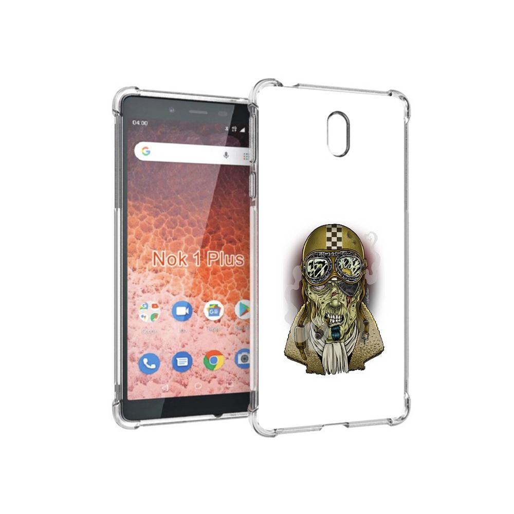

Чехол MyPads Tocco для Nokia 1 Plus военный зомби (PT129147.112.264), Прозрачный, Tocco