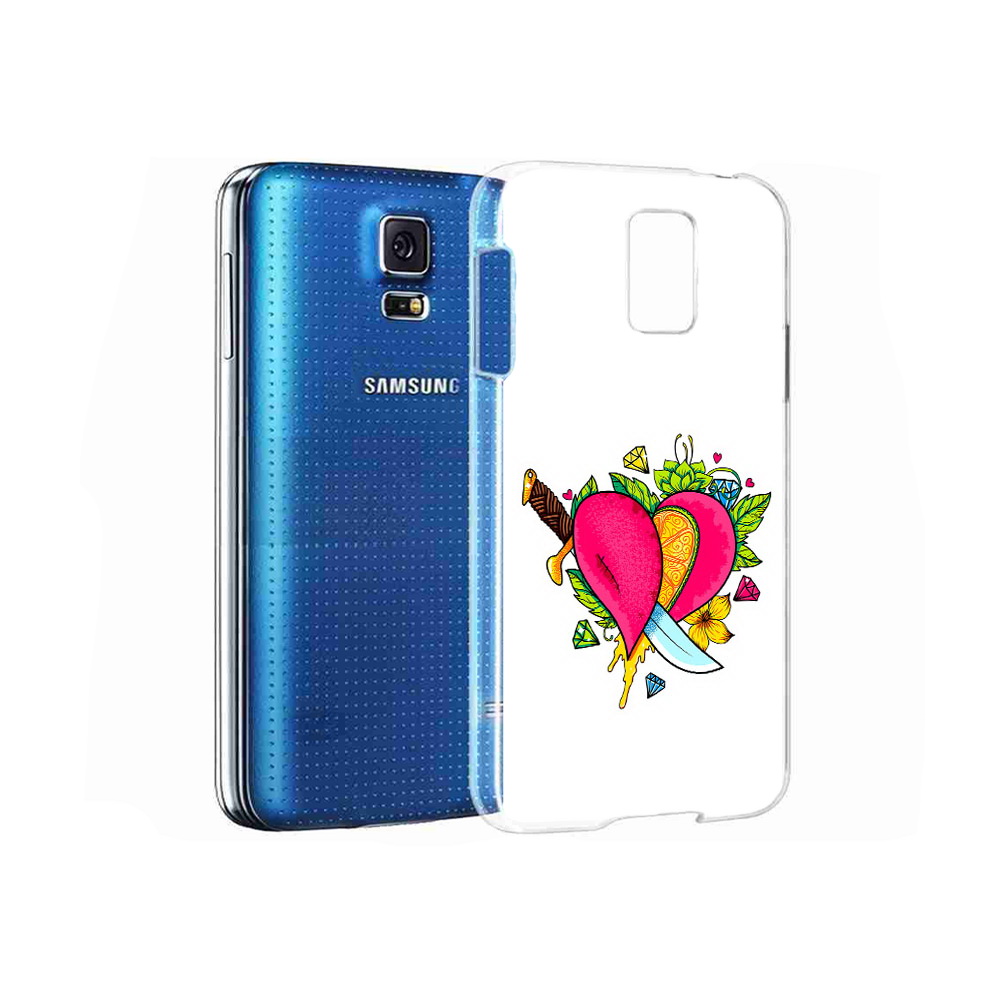 

Чехол MyPads Tocco для Samsung Galaxy S5 Фруктовое сердце (PT12196.512.188), Прозрачный, Tocco