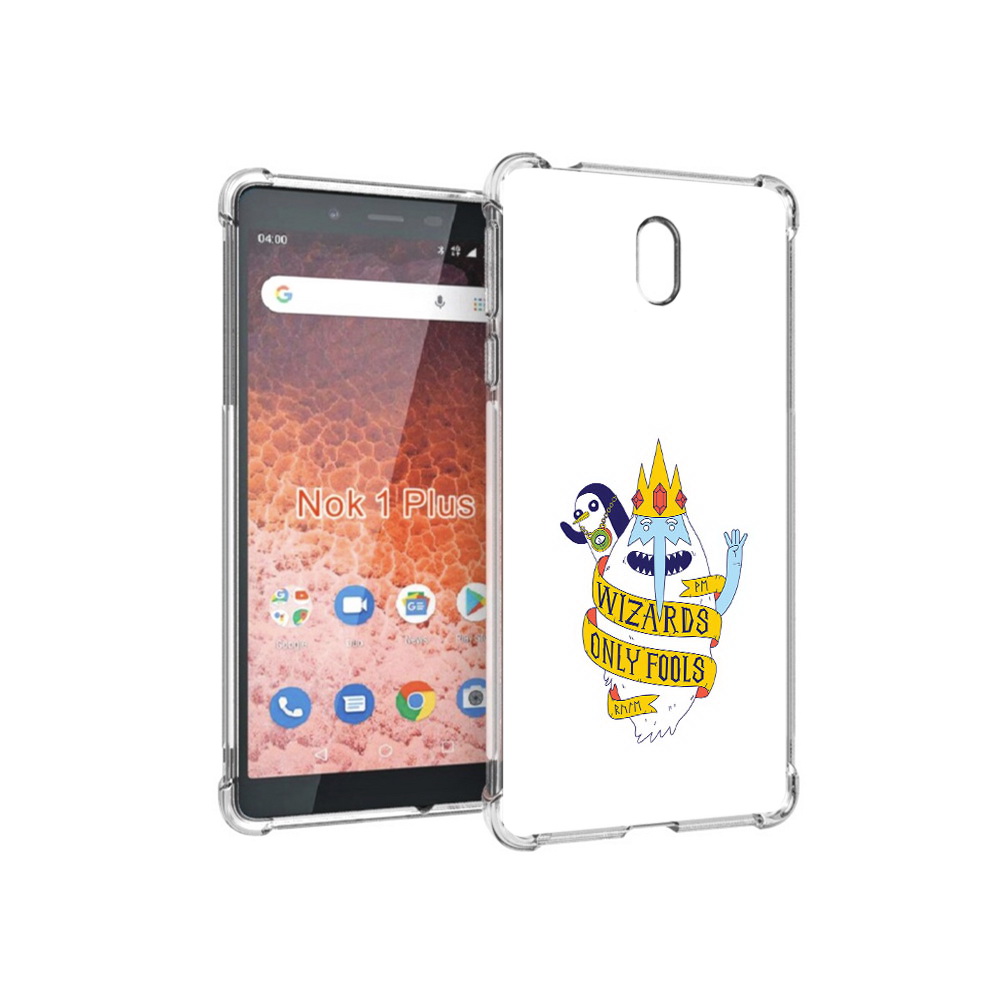 

Чехол MyPads Tocco для Nokia 1 Plus время приключений снежный король (PT129147.112.278), Прозрачный, Tocco