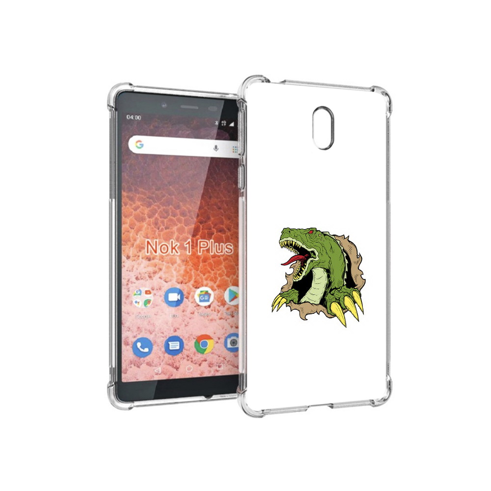 

Чехол MyPads Tocco для Nokia 1 Plus годзила (PT129147.112.290), Прозрачный, Tocco