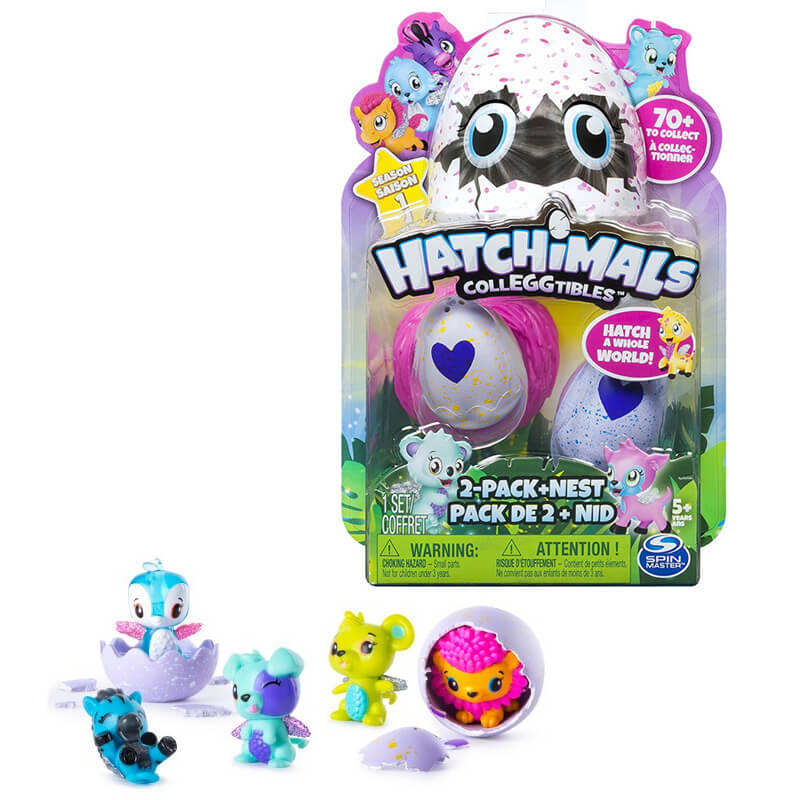 

Набор игрушки для высиживания яиц Hatchimals 19103 CollEGGtibles 2 шт