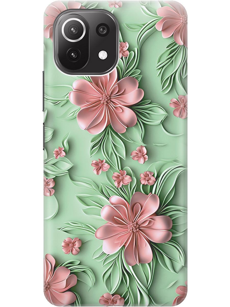 

Силиконовый чехол на Xiaomi Mi 11 Lite / 11 Lite 5G с принтом 874800, Прозрачный;зеленый;розовый, 725173321