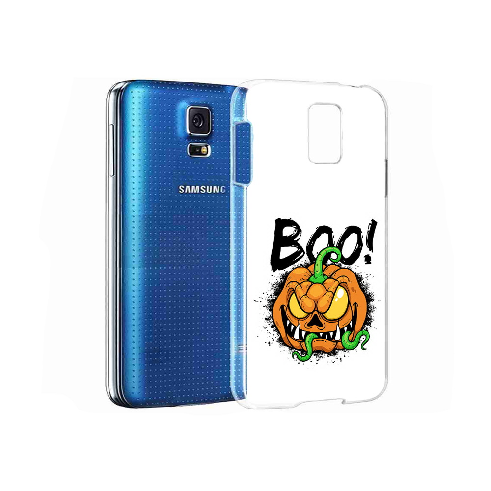 

Чехол MyPads Tocco для Samsung Galaxy S5 Хэллоуин бу (PT12196.512.193), Прозрачный, Tocco