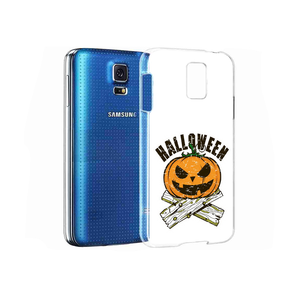 

Чехол MyPads Tocco для Samsung Galaxy S5 Хэллоуин доски тыква (PT12196.512.194), Прозрачный, Tocco