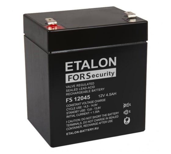 

Аккумулятор FS 12В 4,5Ач | код 100-12/045S | Etalon battery (1 шт.)