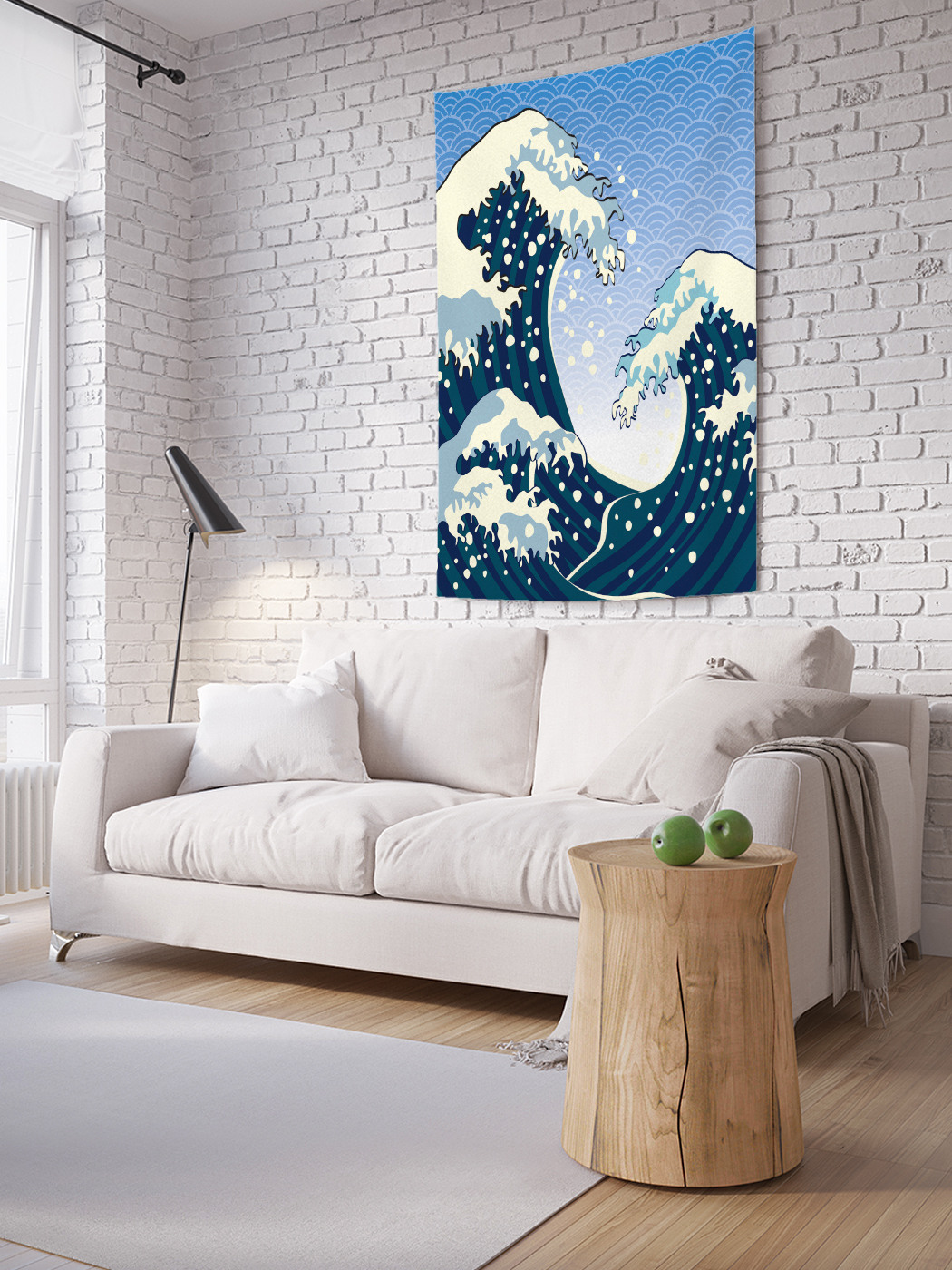 

Вертикальное фотопанно на стену JoyArty Настоящий шторм 150x200 см, Настоящий шторм