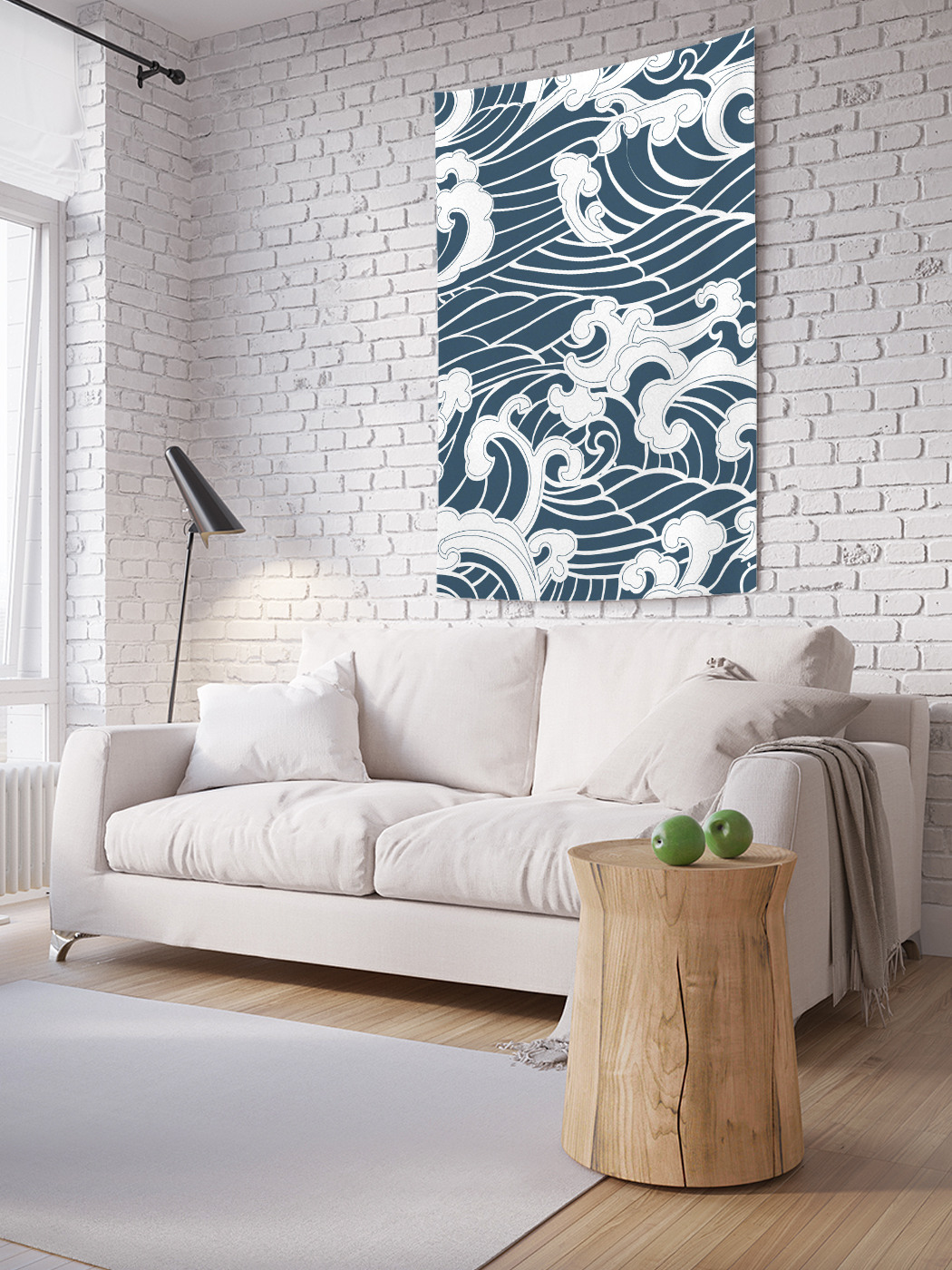 

Вертикальное фотопанно на стену JoyArty Неспокойное море 150x200 см, Неспокойное море