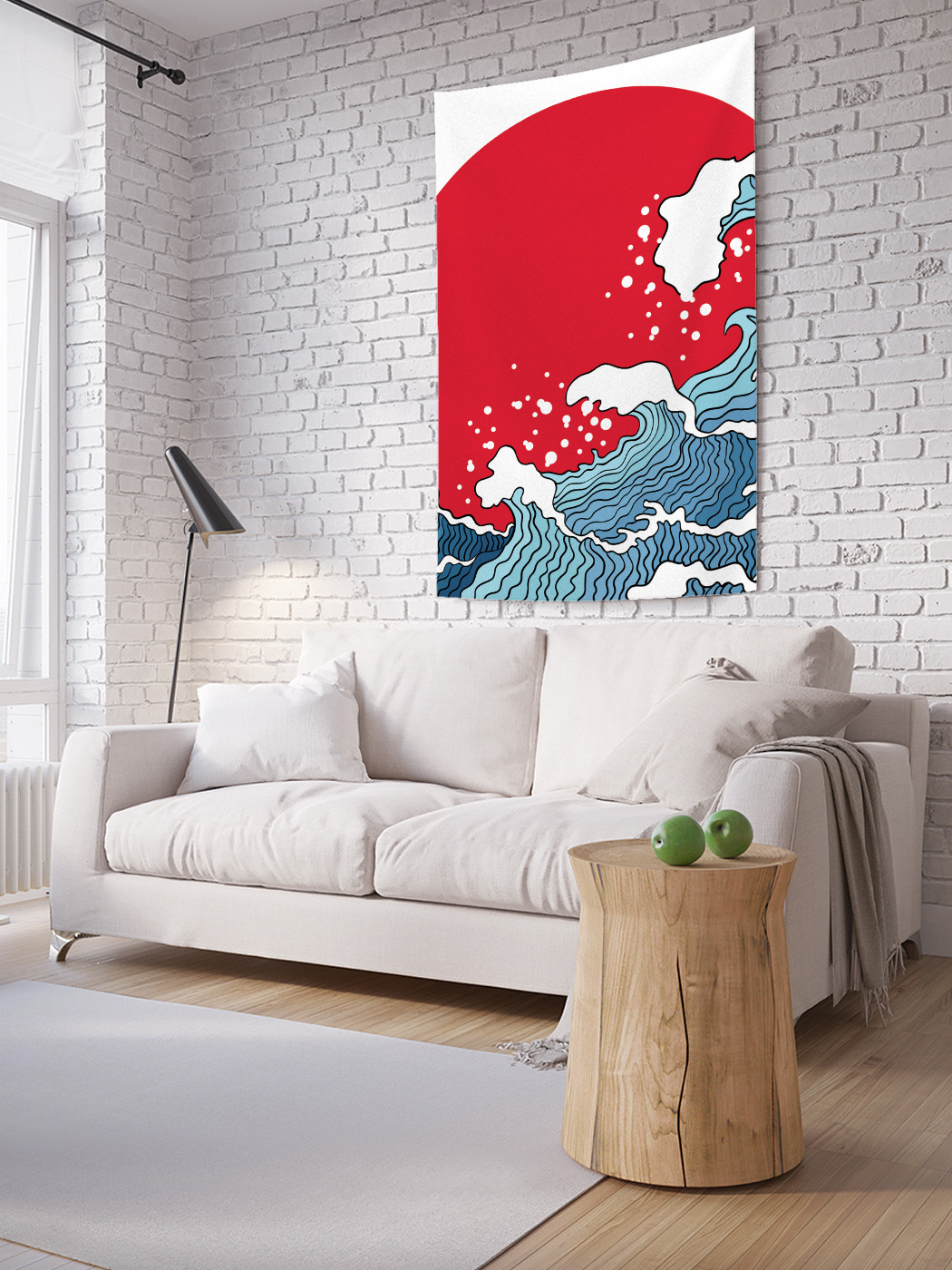 

Вертикальное фотопанно на стену JoyArty Шторм на закате 150x200 см, Шторм на закате