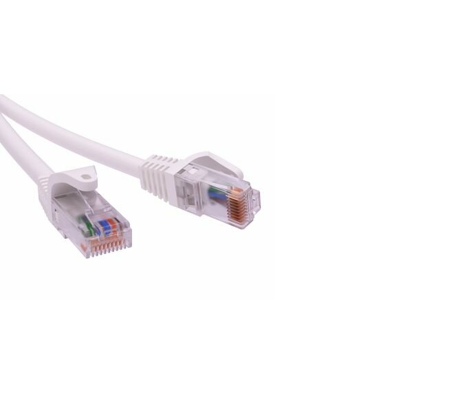 фото Патч-корд неэкранированный cat5e u/utp 4х2 lszh белый 0.5м | код rn5euu4505wh | dkc ( 1шт. nobrand