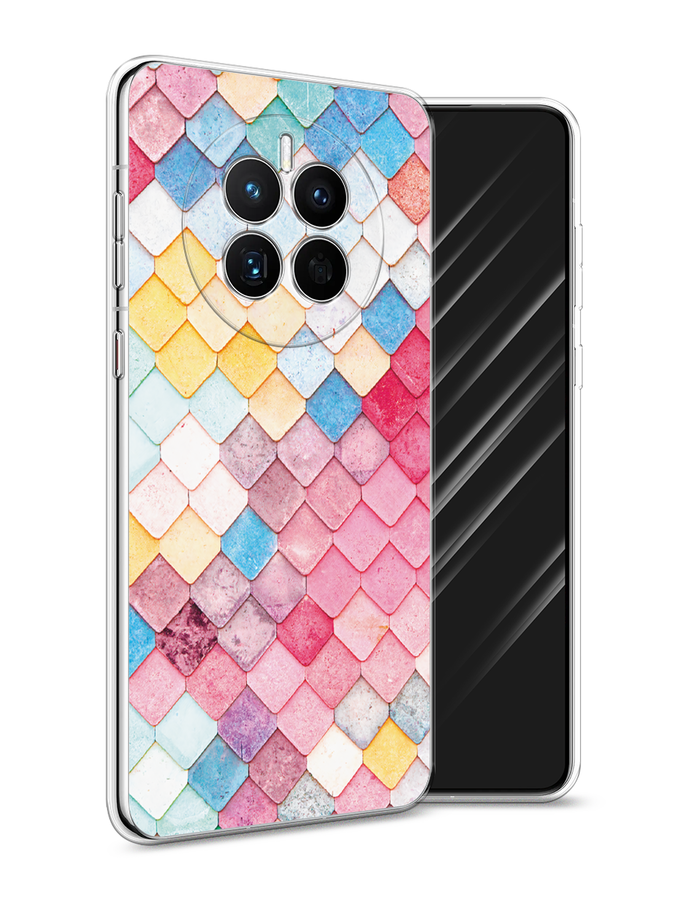 

Чехол Awog на Huawei Mate 50 "Нежные ромбики", Красный, 6109850-4