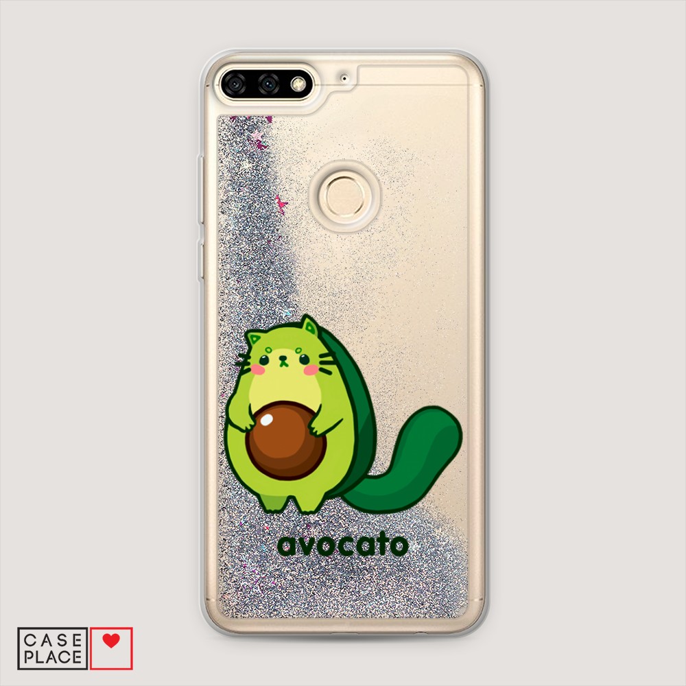 

Чехол Awog на Honor 7C/7A Pro/Y6 Prime 2018 "Avocato", Разноцветный, 64591-1