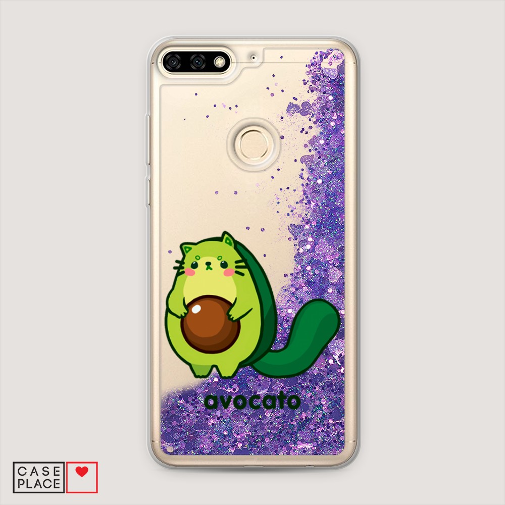 

Чехол Awog на Honor 7C/7A Pro/Y6 Prime 2018 "Avocato", Разноцветный, 64592-1