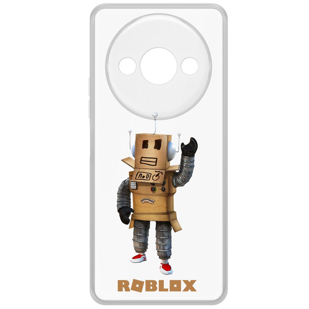 

Чехол-накладка Krutoff Clear Case Roblox-Мистер Робот для Xiaomi Poco C61, Прозрачный