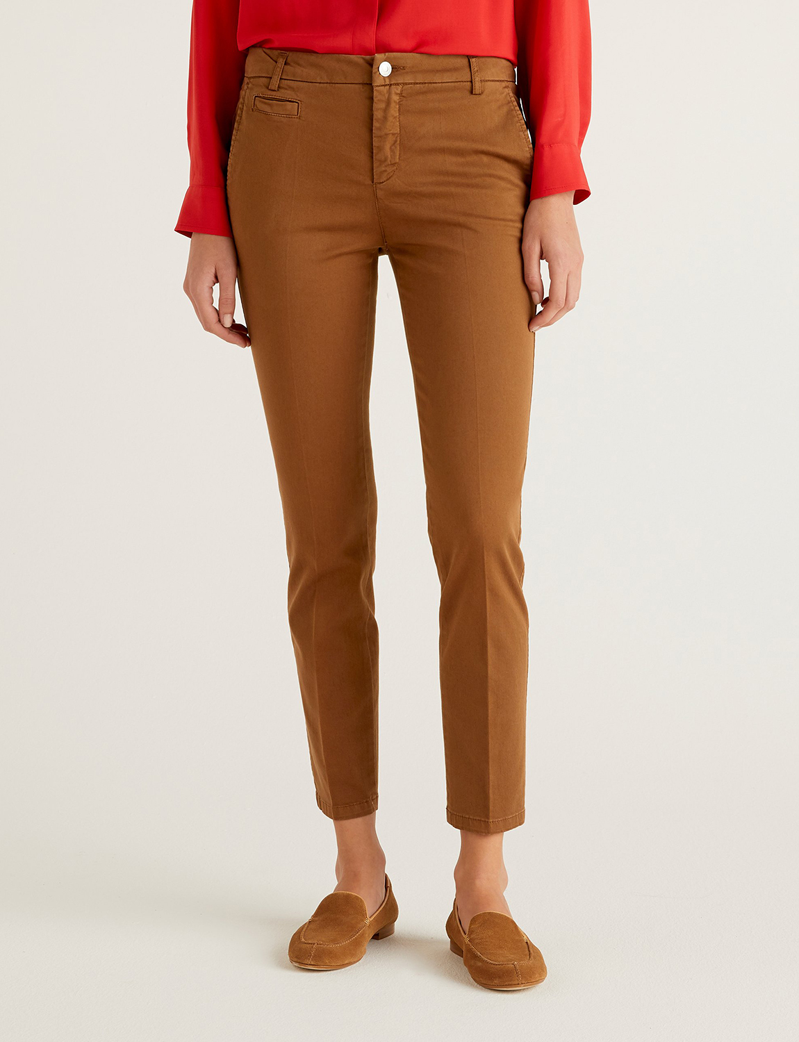 фото Брюки женские united colors of benetton 21a_4gd7558s3 коричневые 48