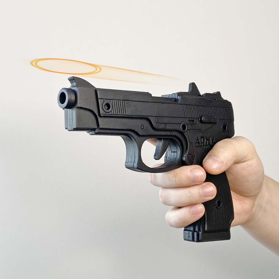 Резинкострел игрушечный Arma toys Пистолет Ярыгина ПЯ Грач, деревянный