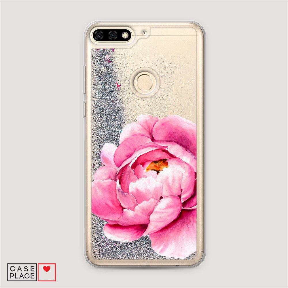

Чехол Awog на Honor 7C/7A Pro/Y6 Prime 2018 "Прекрасный пион", Разноцветный, 64591-1