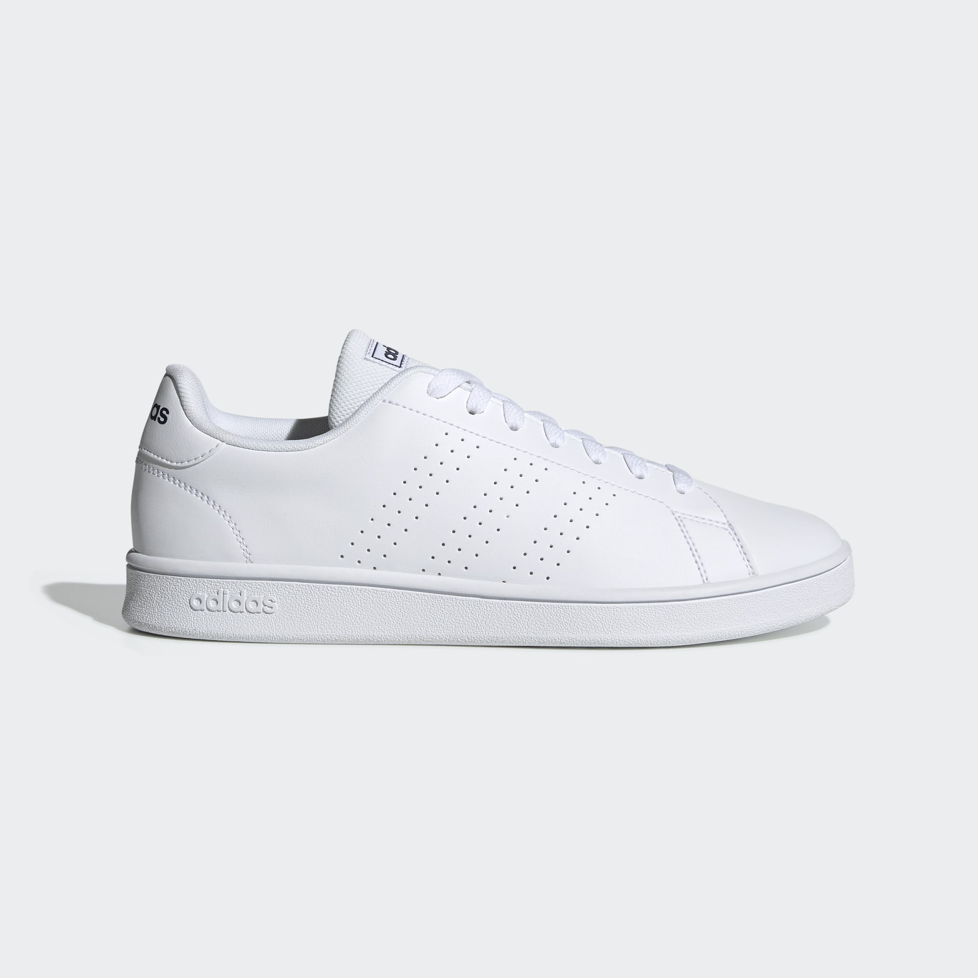 фото Кеды мужские adidas advantage base белые 9 uk