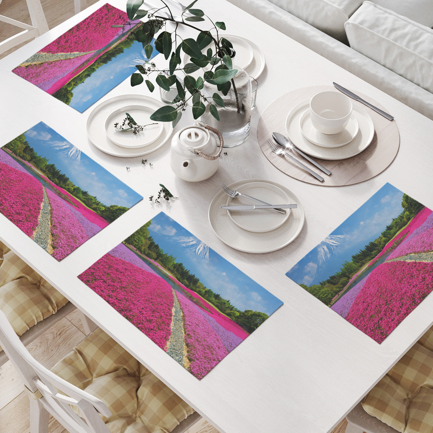 

Комплект салфеток JoyArty "Цветущие флоксы" (32х46 см, 4 шт.), Розовый, Цветущие флоксы