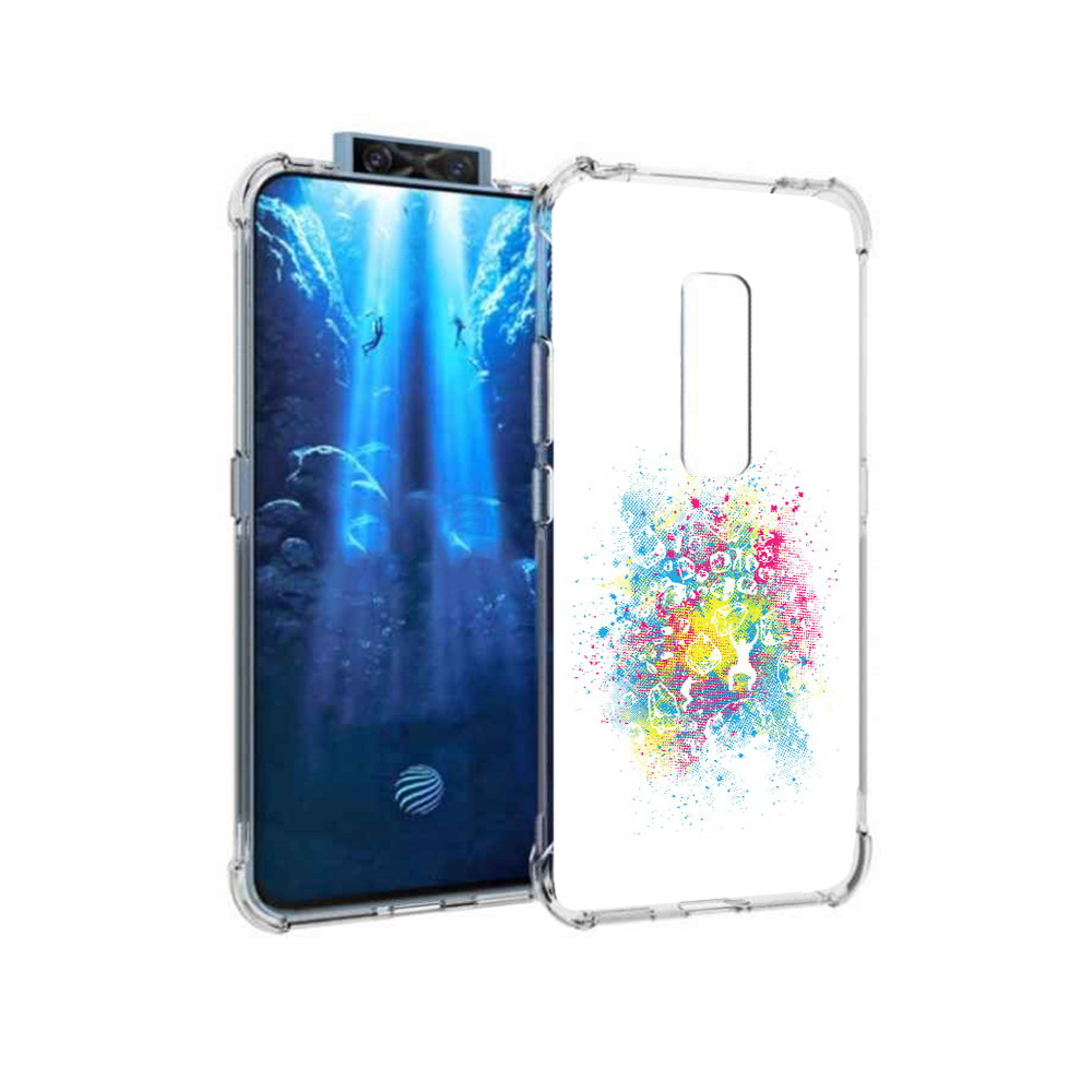 

Чехол MyPads Tocco для Vivo V17 Pro акварель абстракция (PT226965.387.214), Прозрачный, Tocco