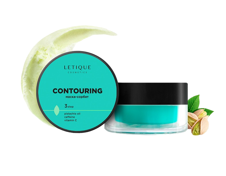 фото Маска-сорбет для лица и век letique cosmetics contouring 50 мл