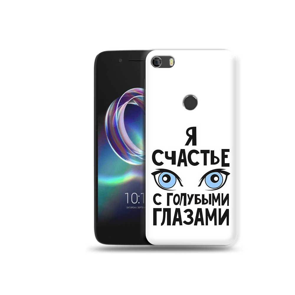 

Чехол MyPads Tocco для Alcatel Idol 5 счастье с голубыми глазами, Прозрачный, Tocco