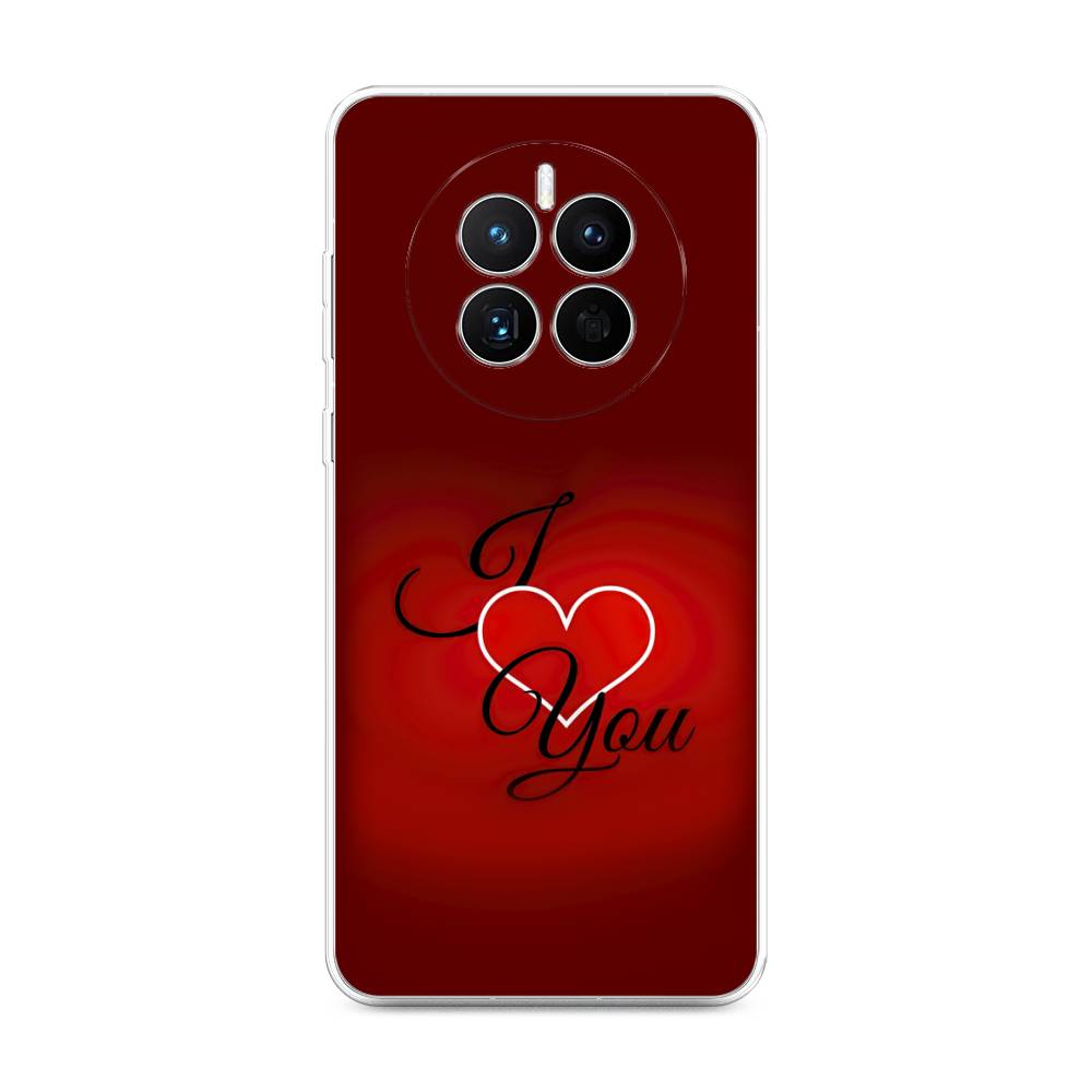 

Чехол Awog на Huawei Mate 50 "I love you 3", Красный;черный, 6109850-6