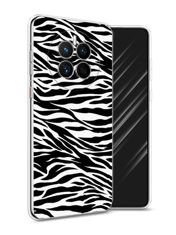 

Чехол Awog на Huawei Mate 50 "Принт зебра", Белый;серый;черный, 6109850-7