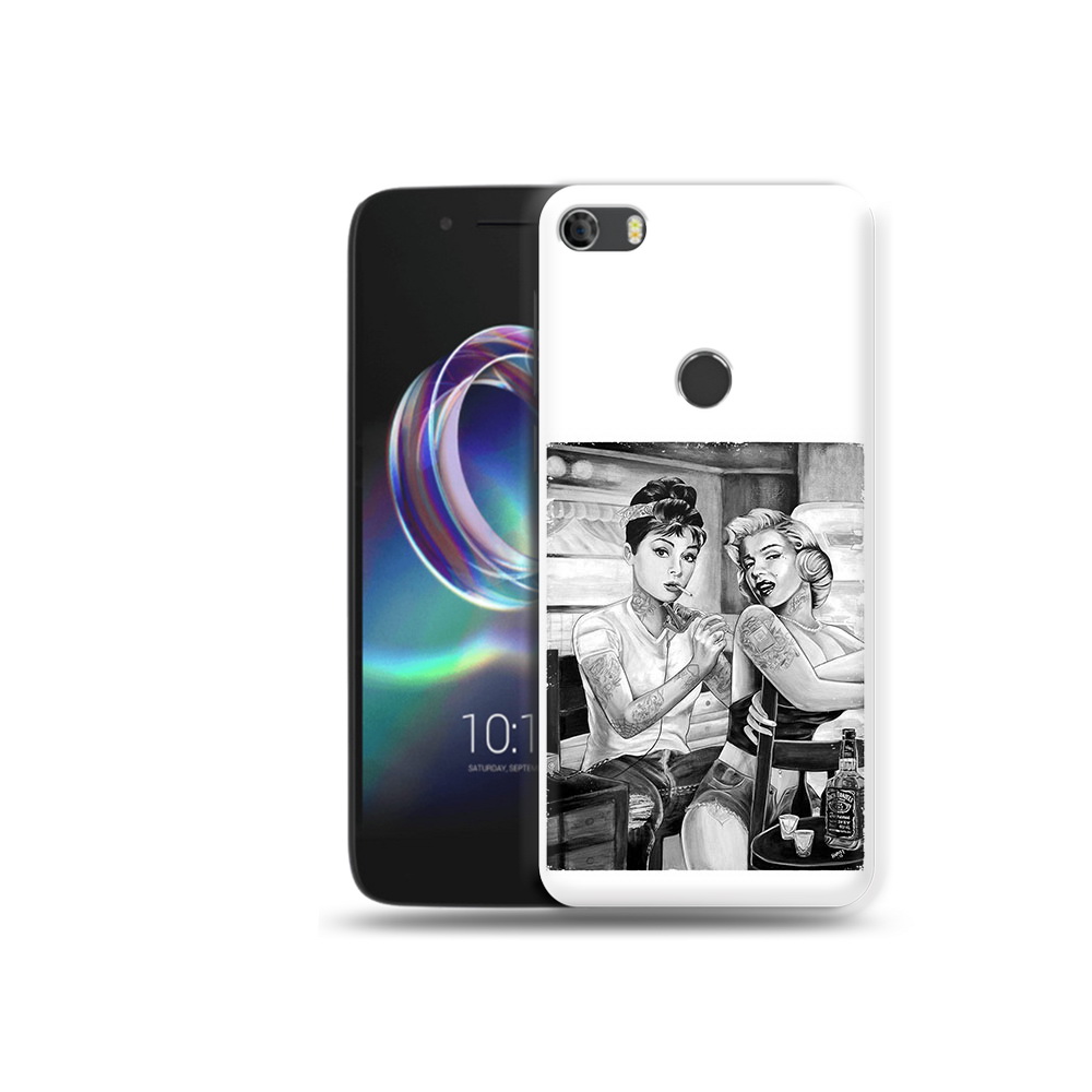 

Чехол MyPads Tocco для Alcatel Idol 5 тату мастер, Прозрачный, Tocco
