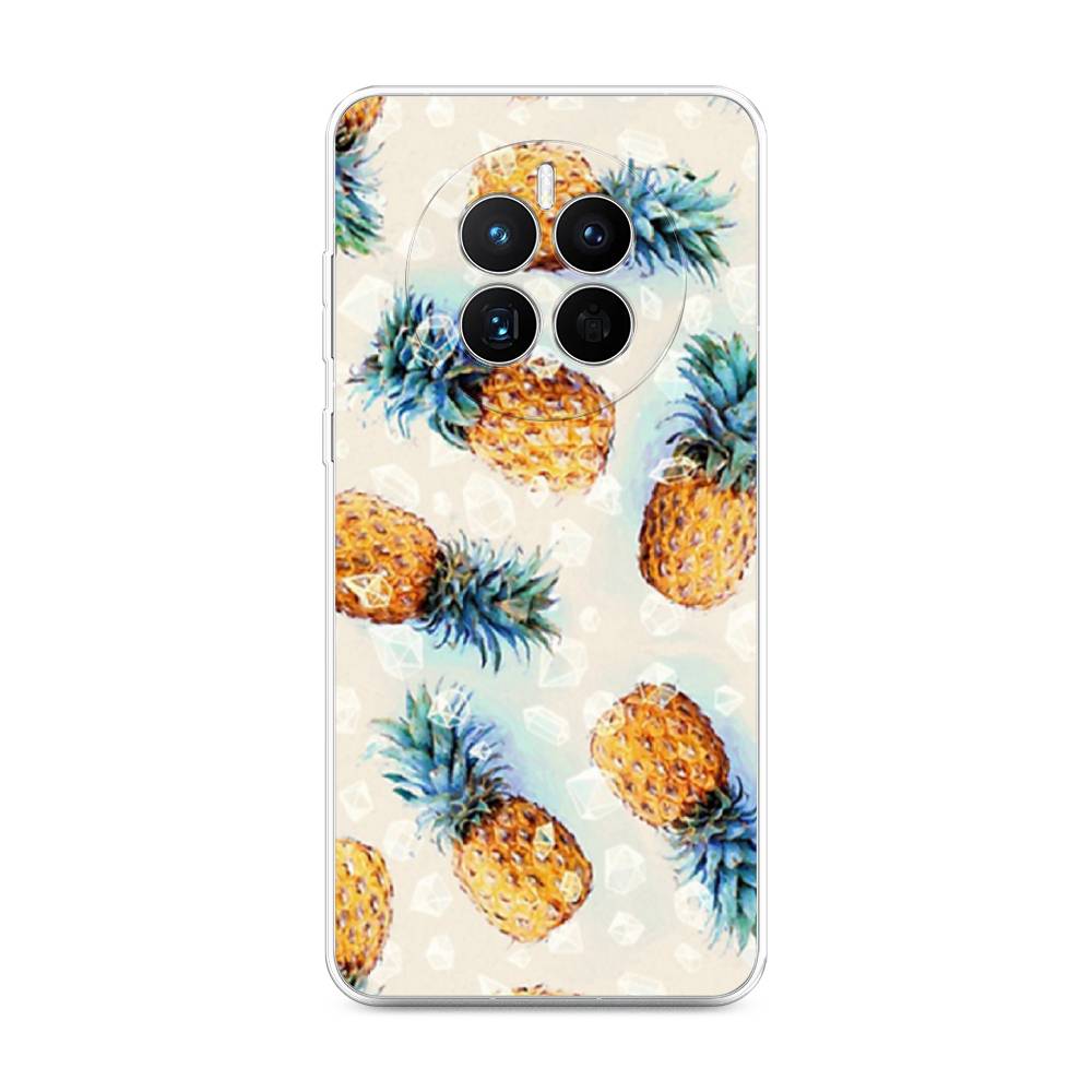 

Чехол Awog на Huawei Mate 50 "Ананасы", Бежевый, 6109850-3