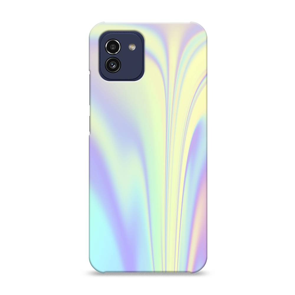 

Пластиковый чехол "Фиолетовая голограмма" на Samsung Galaxy A03
