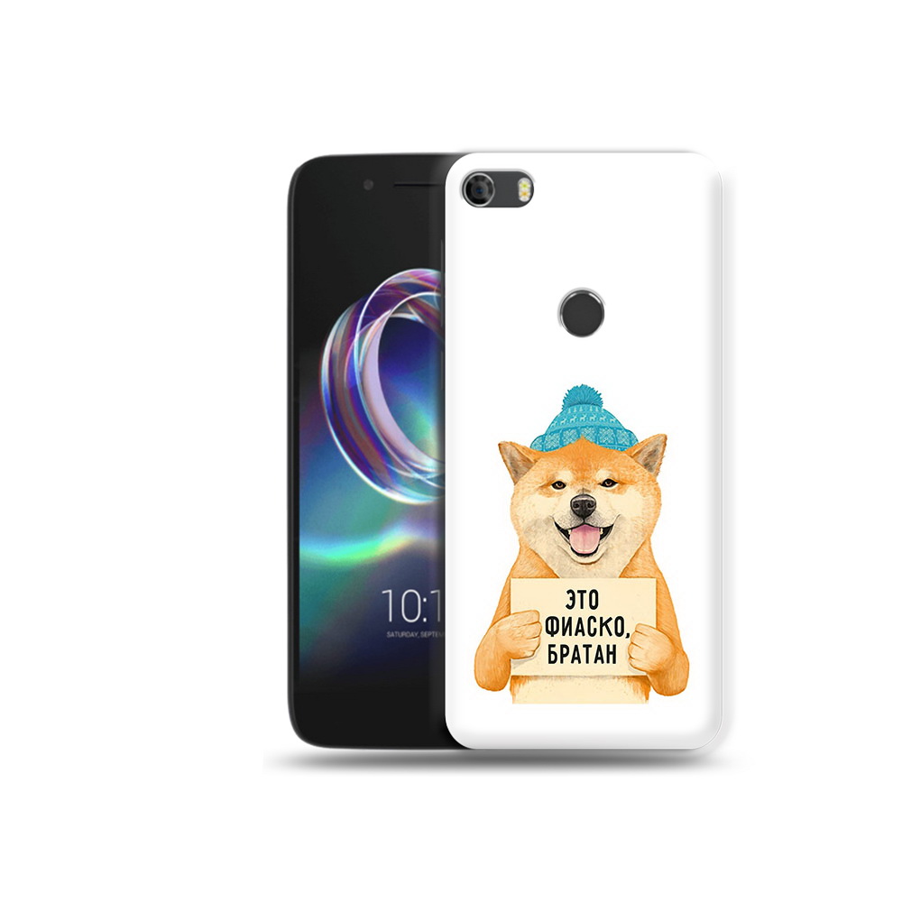 

Чехол MyPads Tocco для Alcatel Idol 5 фиаско, Прозрачный, Tocco