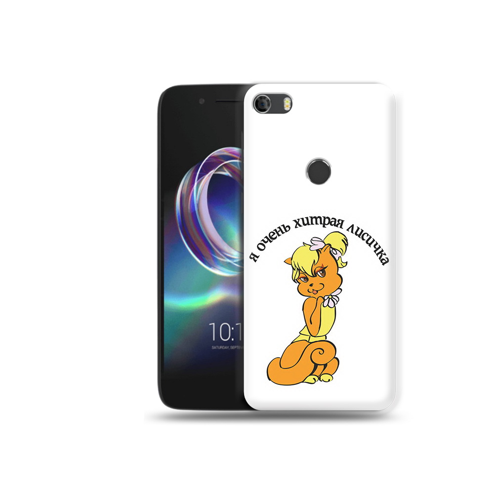 

Чехол MyPads Tocco для Alcatel Idol 5 хитрая лиса, Прозрачный, Tocco