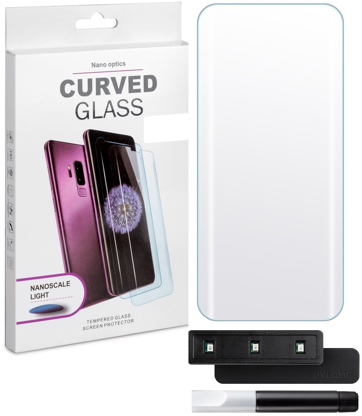 

Защитное стекло noname UV Glue set для Samsung Galaxy S22 SM-S901 Прозрачный