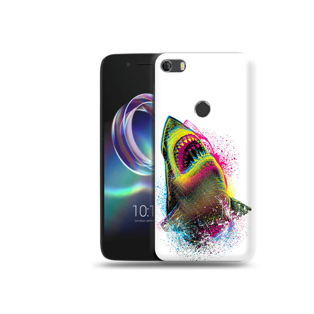 

Чехол MyPads Tocco для Alcatel Idol 5 челюсти-2, Прозрачный, Tocco