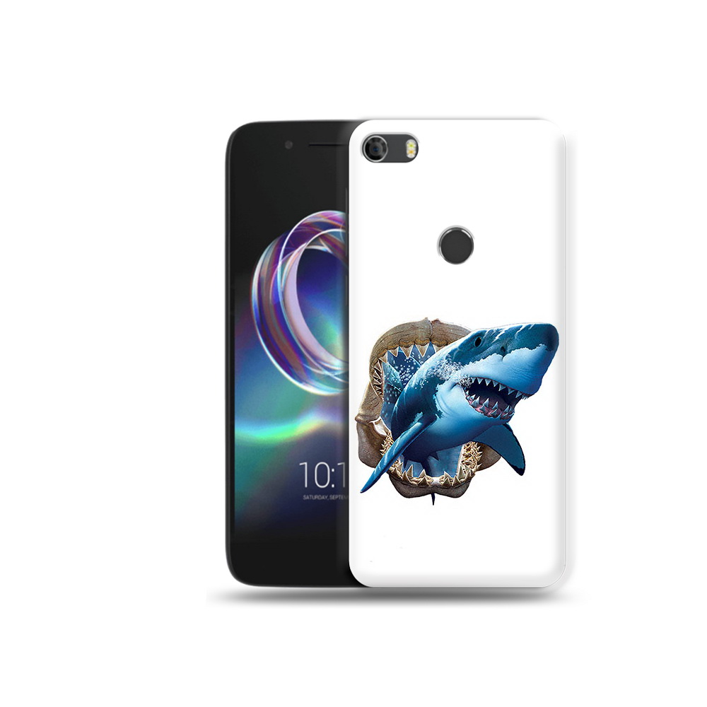 

Чехол MyPads Tocco для Alcatel Idol 5 челюсти, Прозрачный, Tocco